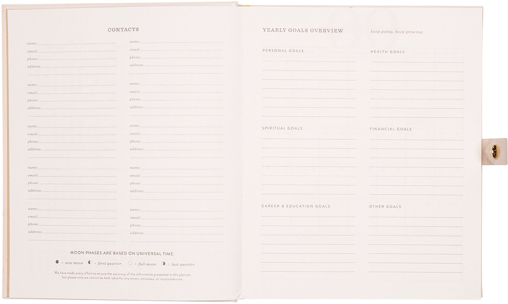 2025-2026 JT Bee Floral Weekly Desk Planner