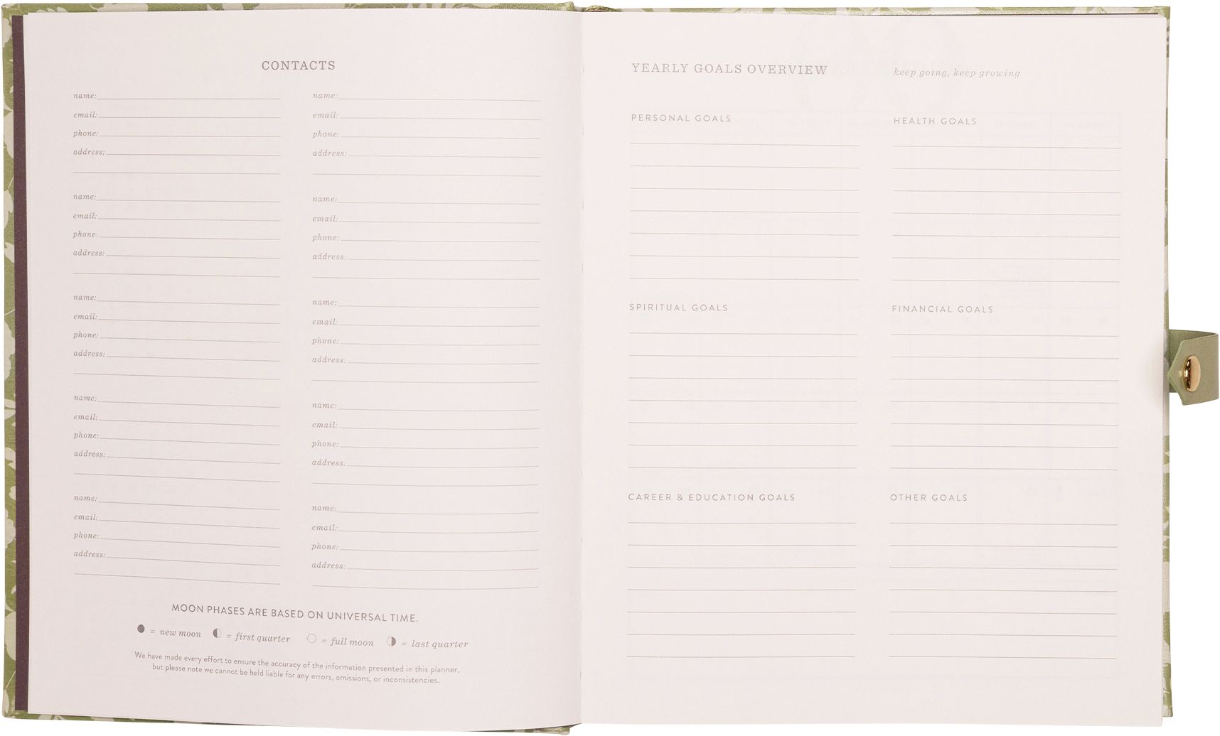 2025-2026 Daphne Weekly Desk Planner