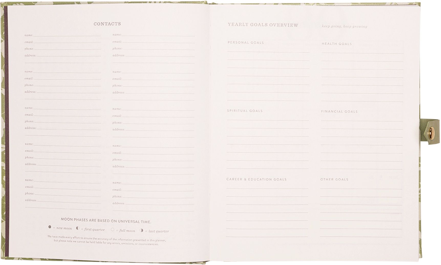 2025-2026 Daphne Weekly Desk Planner