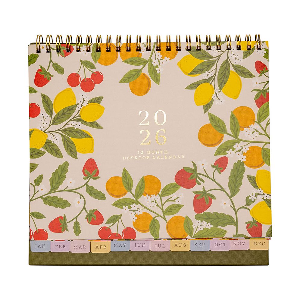 2026 Fruit Landscape Desktop Calendar - Exclusive