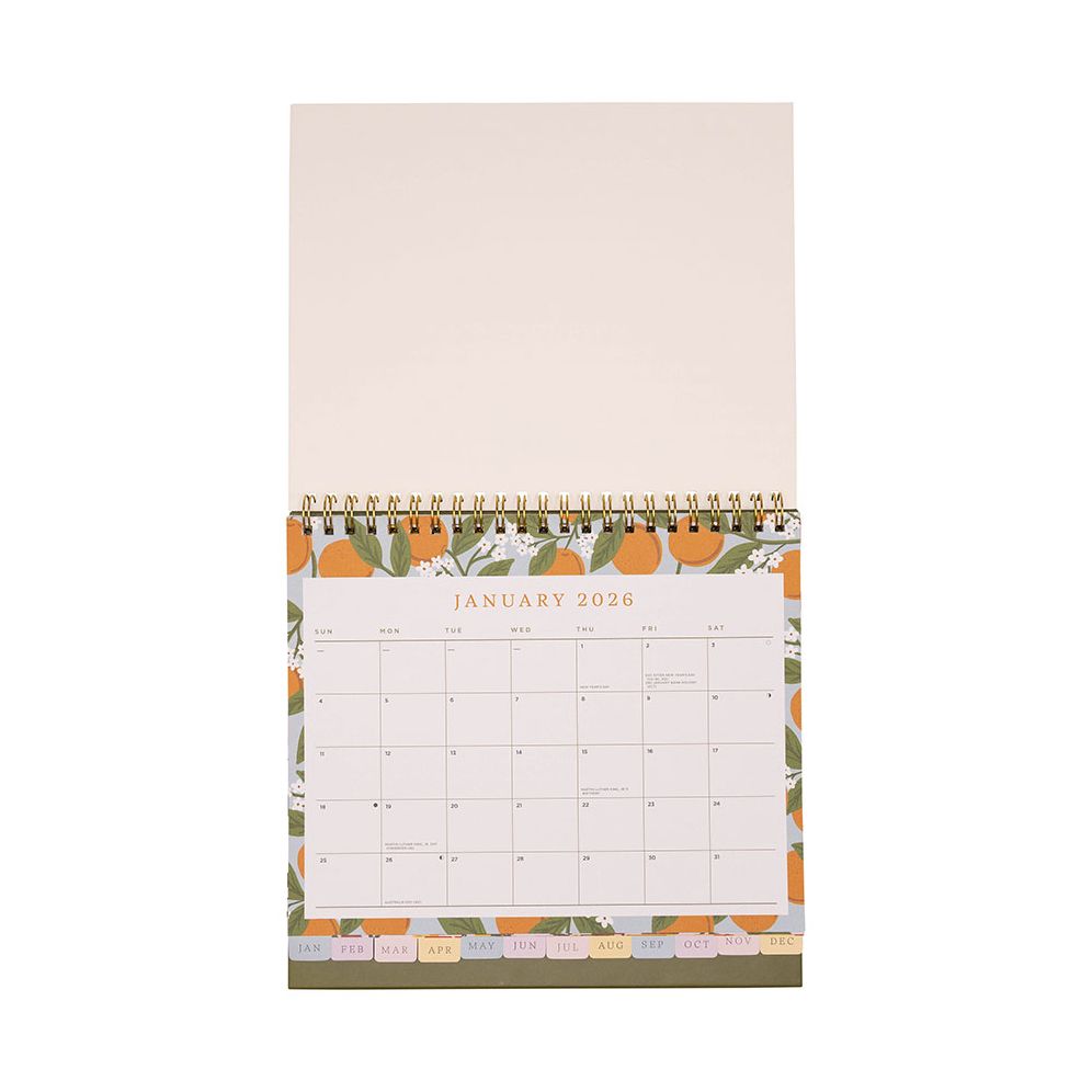 2026 Fruit Landscape Desktop Calendar - Exclusive