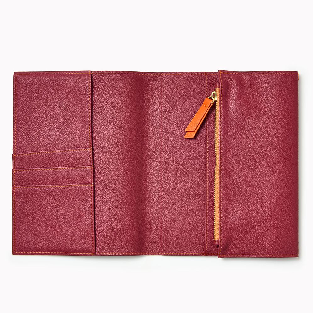 Paper Source A5 Journal Cover Clutch - Dark Berry