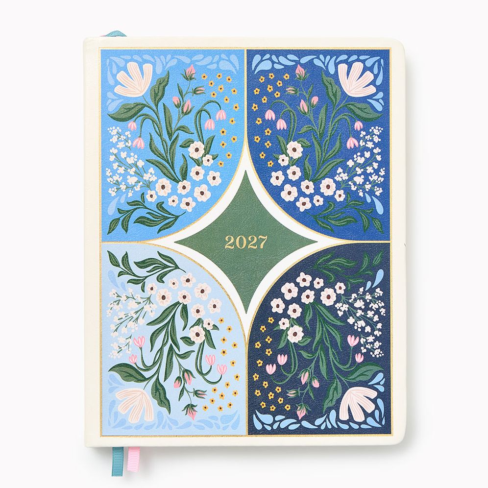 2026-2027 Quadrant Floral Weekly Desk Planner