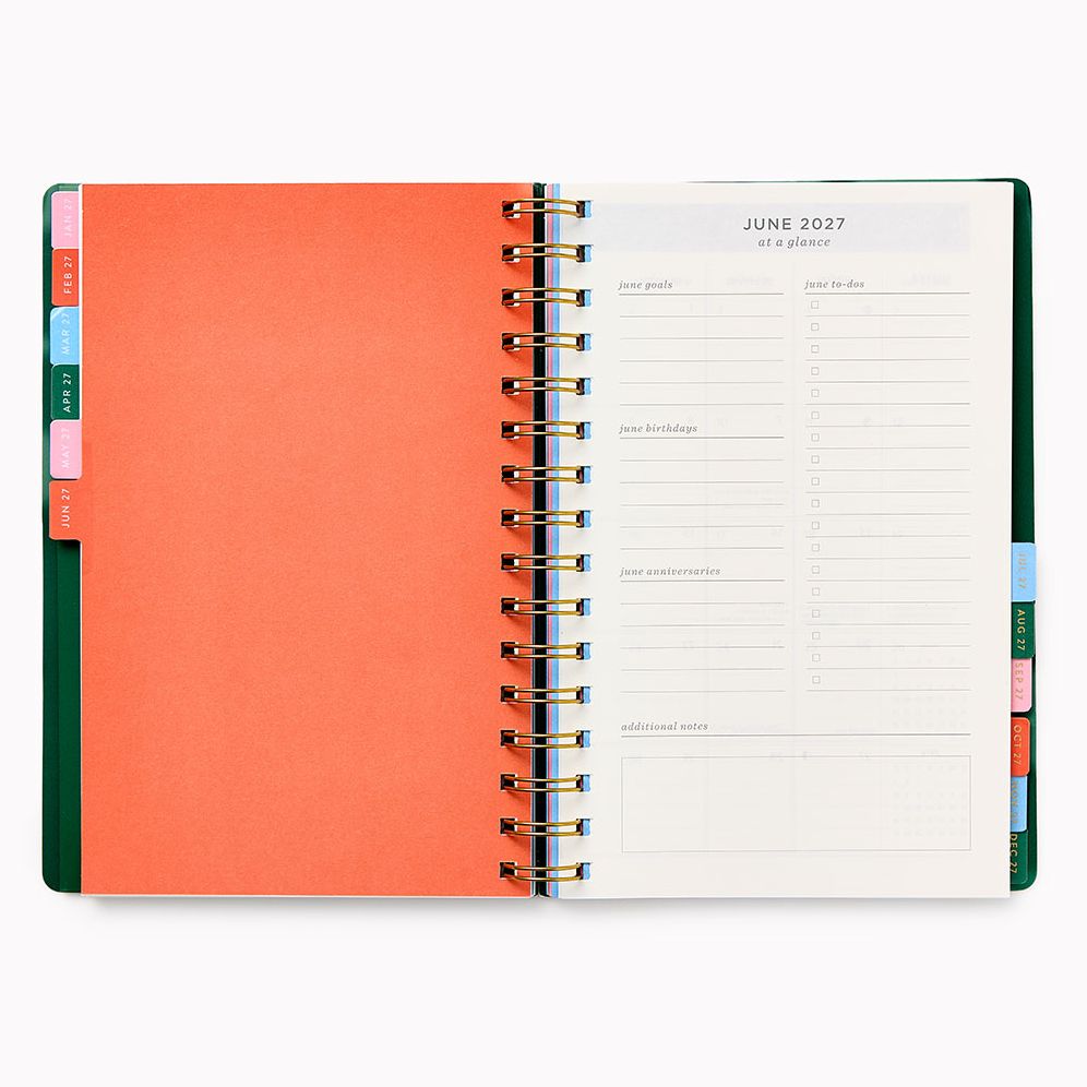 2027 Paper Source Prairie Fields Weekly Desk Planner