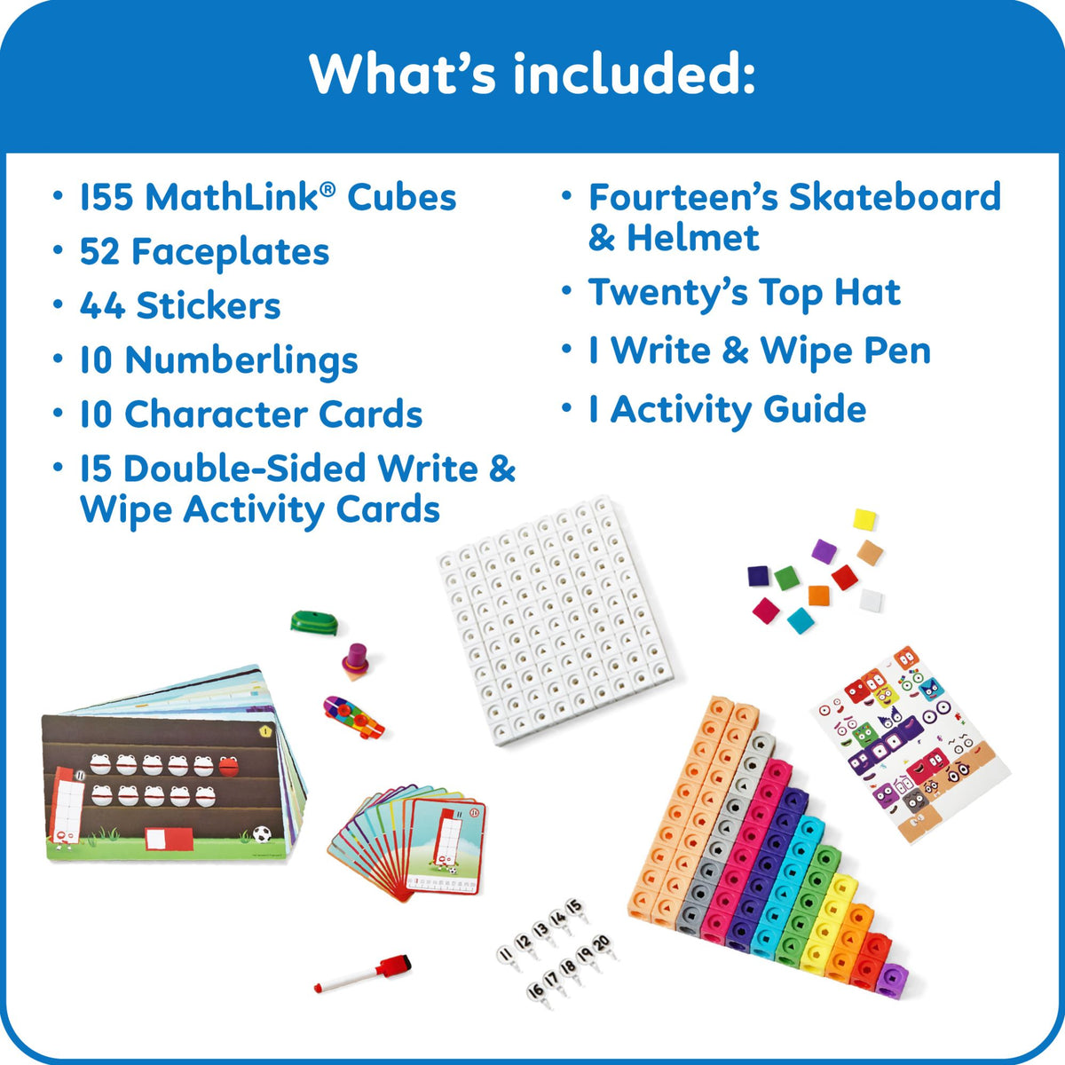 MathLink Cubes Numberblocks 11-20 Set