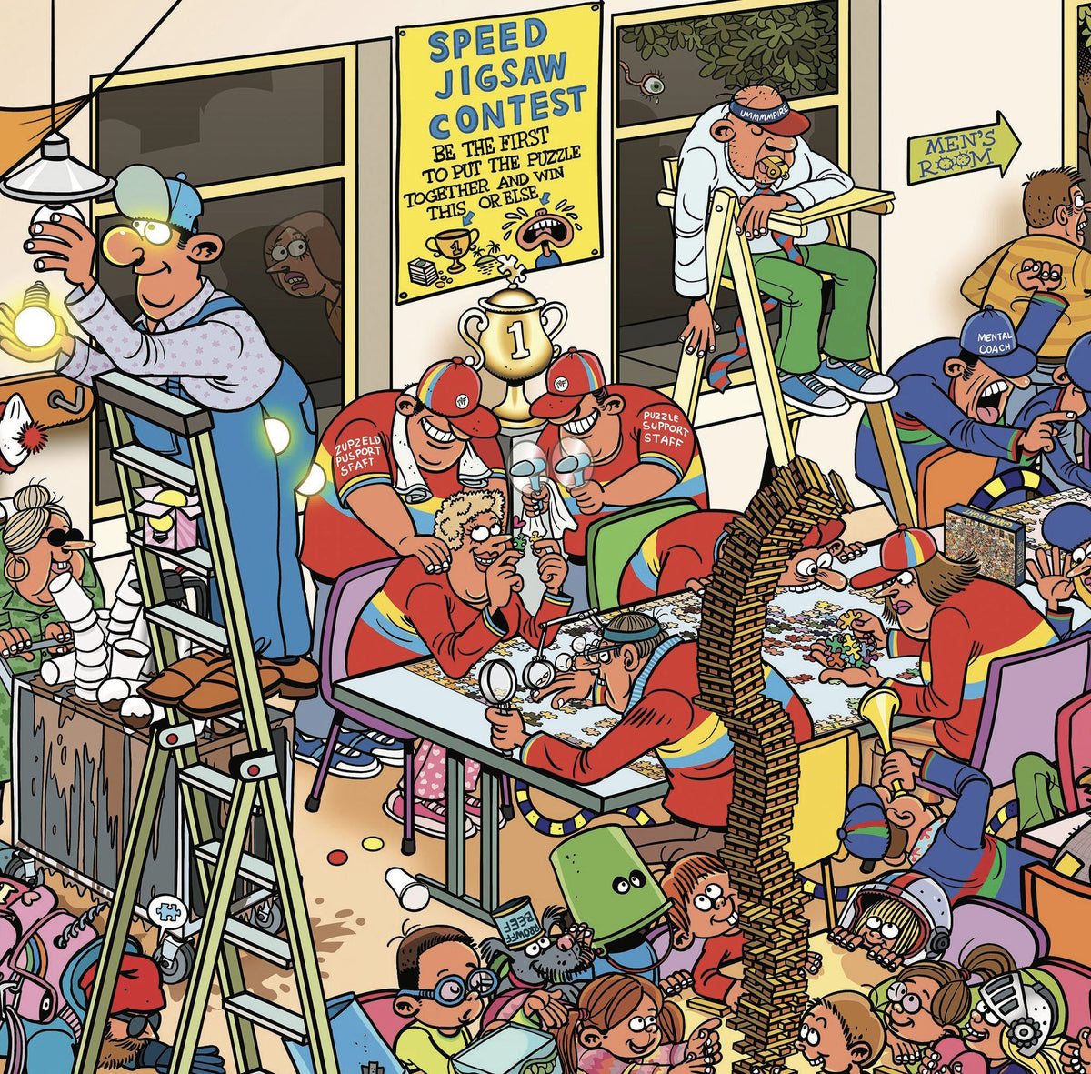 Game Night: 1000-Piece Velvet-Touch Jigsaw Puzzle