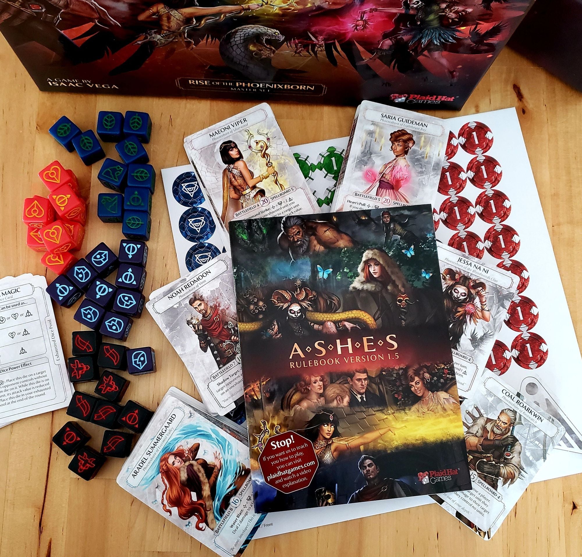 Ashes Reborn Rise of the Phoenixborn Strategy Game