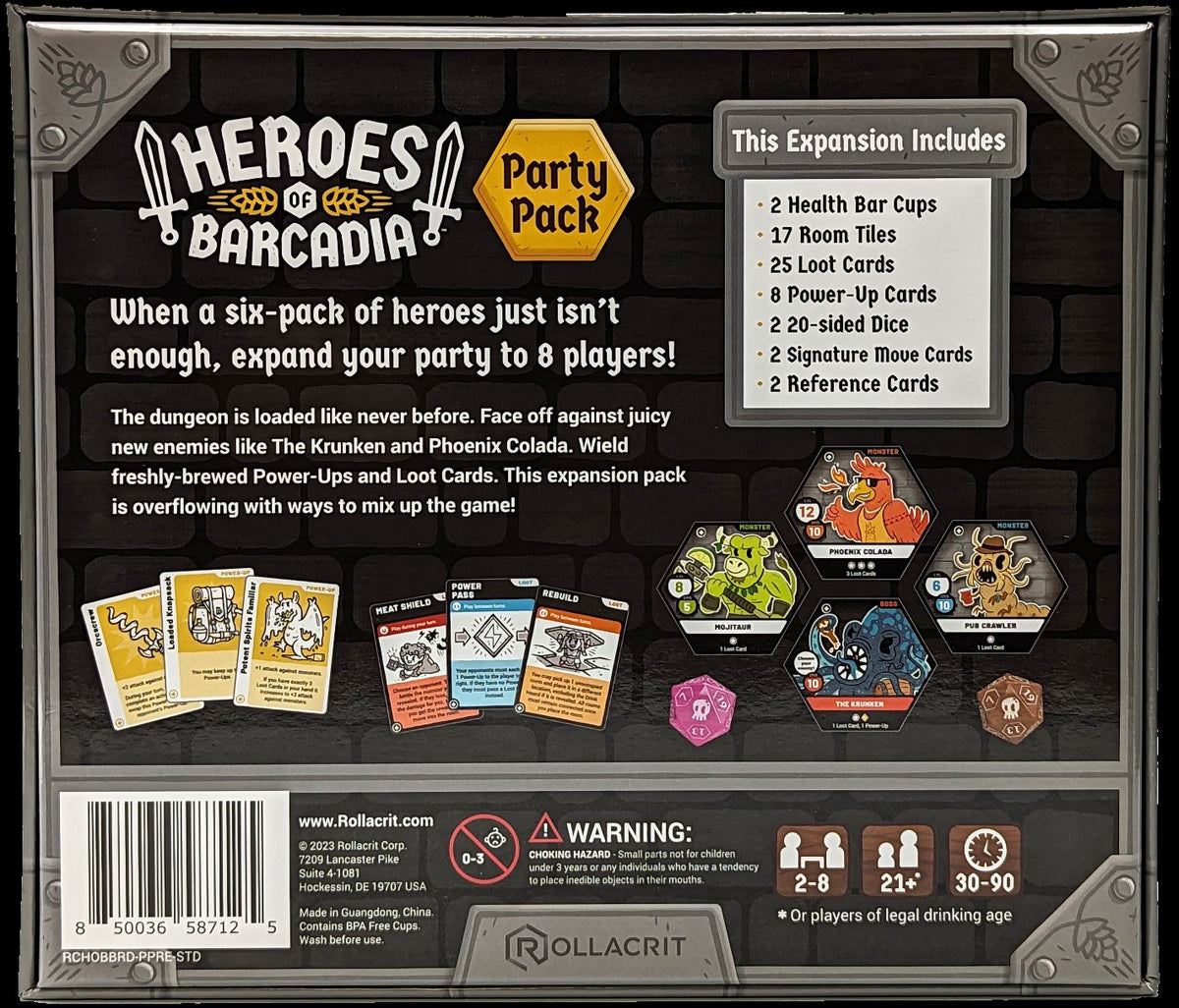 Heroes of Barcadia Party Pack by Madison O'Neil