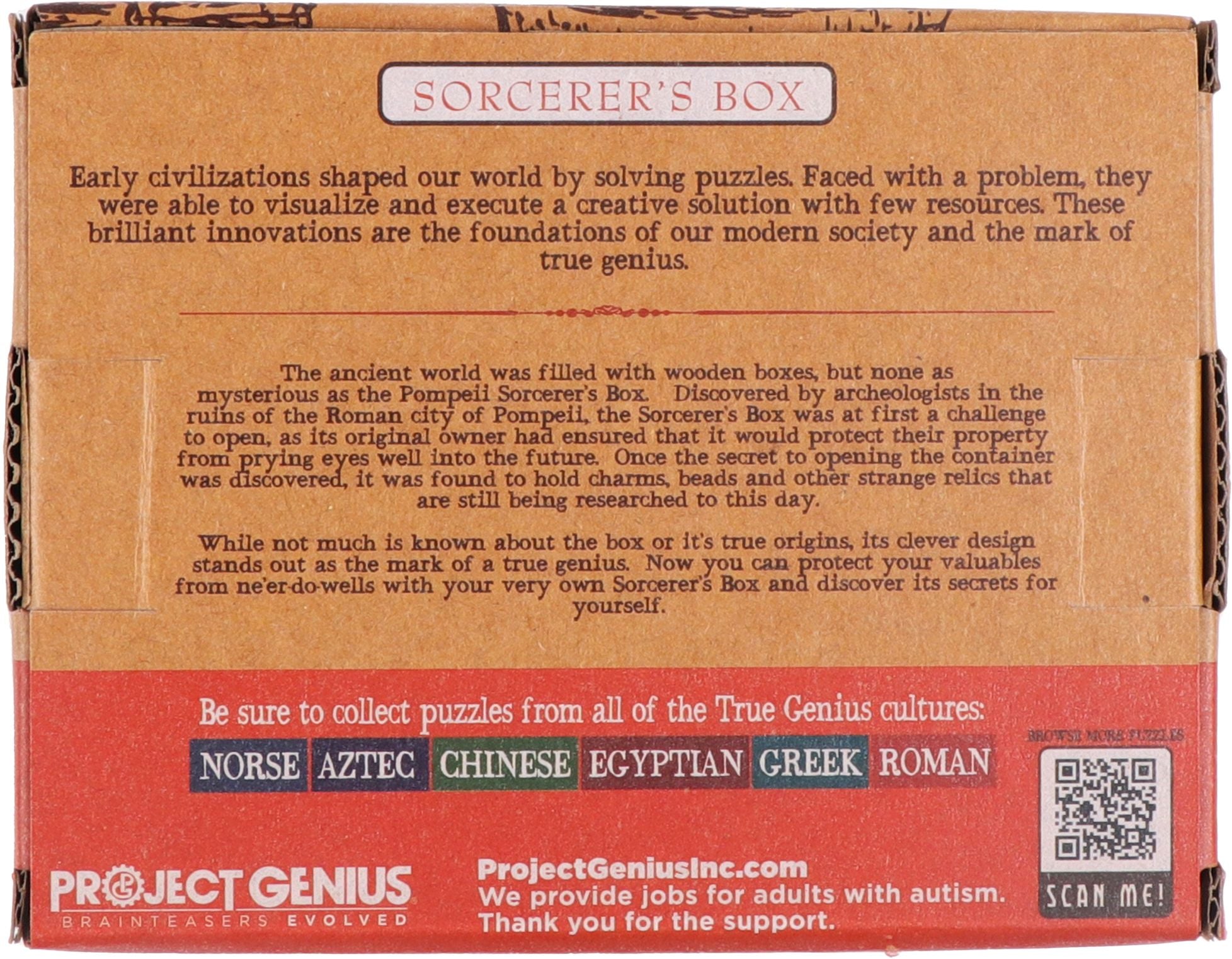 True Genius Sorcerer's Box Brainteaser Puzzle