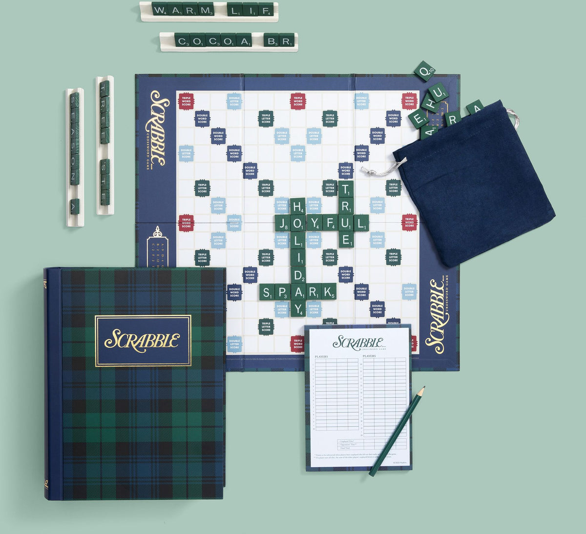 Scrabble Holiday Bookshelf Edition