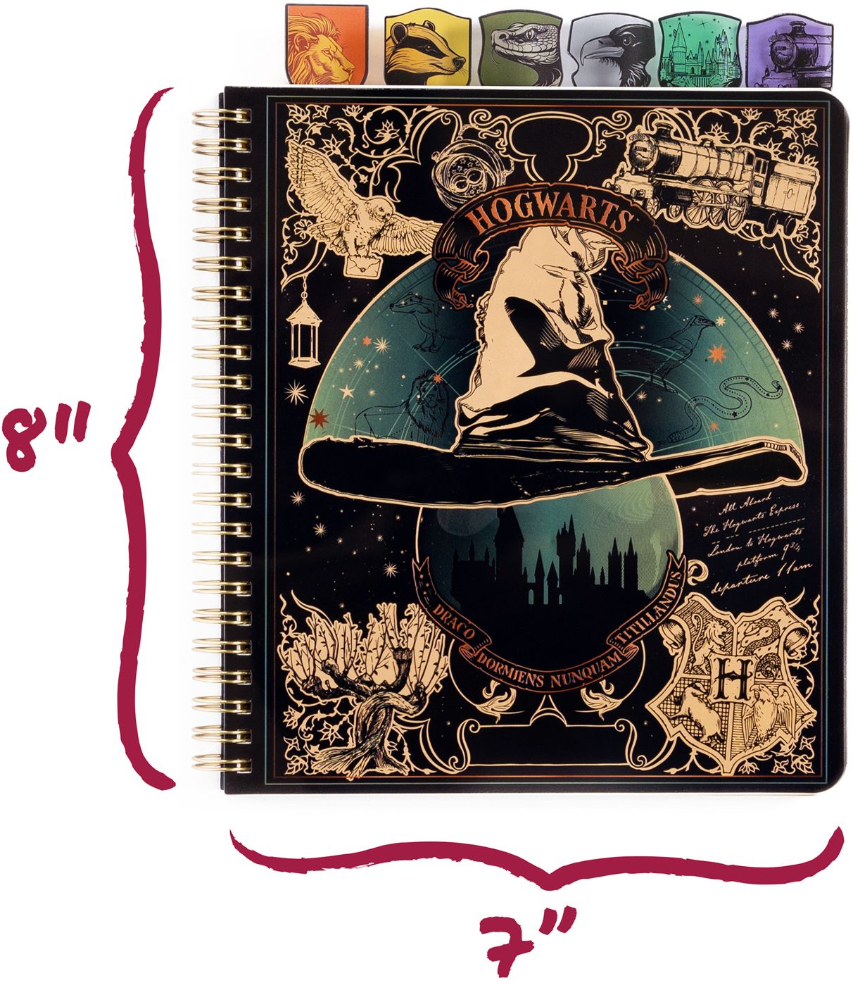 Harry Potter Sorting Hat Tabbed Journal