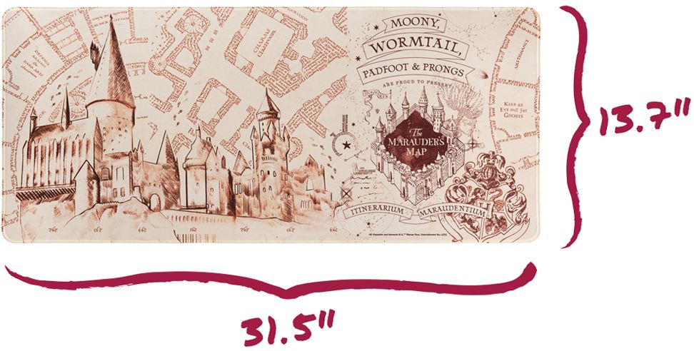 Harry Potter Marauder's Map Desk Mat