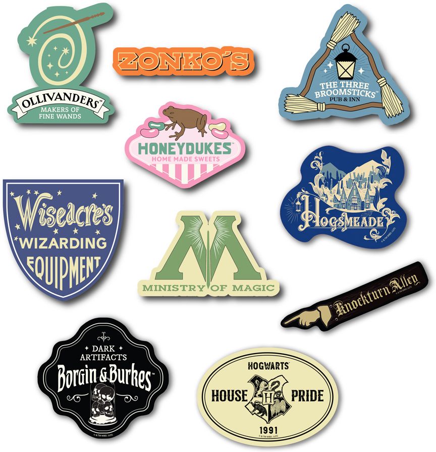 Harry Potter Locations Decal Pack (10)