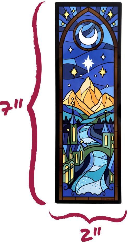 ACOTAR Velaris Stained Glass Bookmark