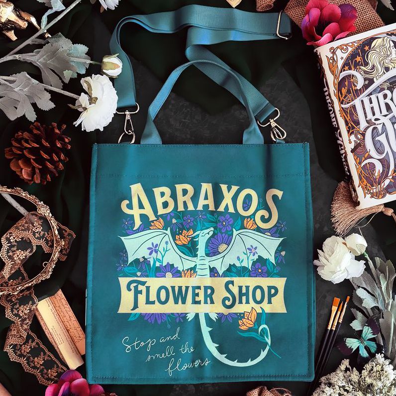 Abraxos Flower Shop Book Bag