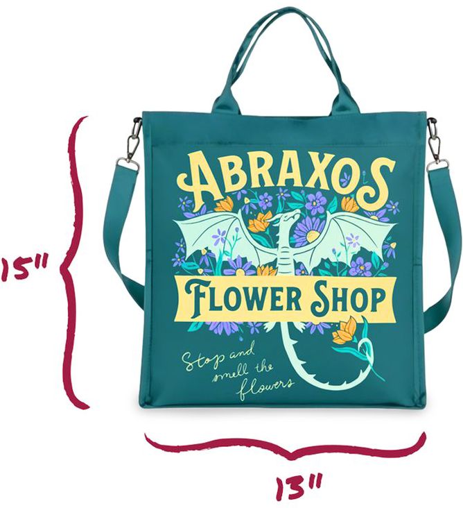 Abraxos Flower Shop Book Bag
