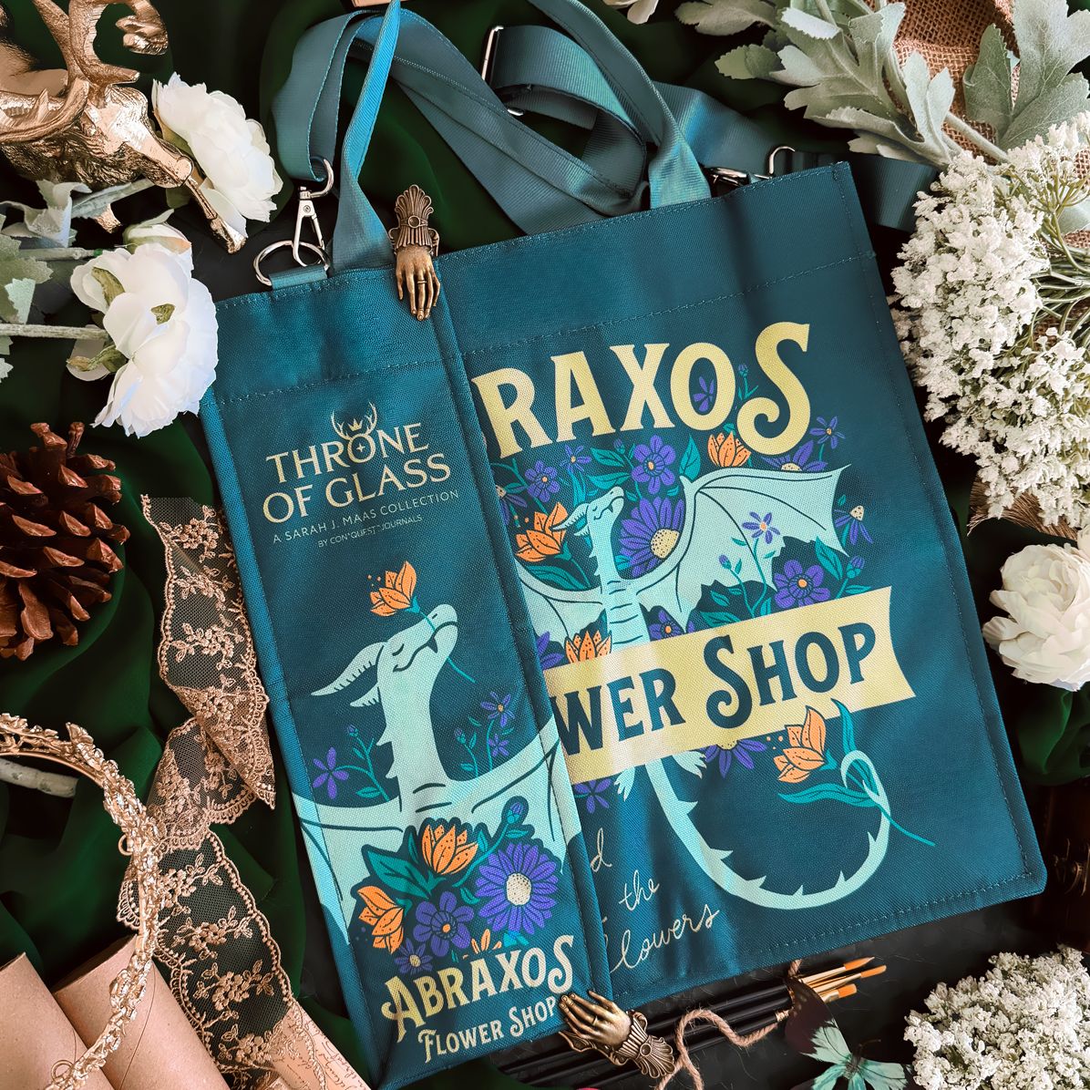 Abraxos Flower Shop Book Bag