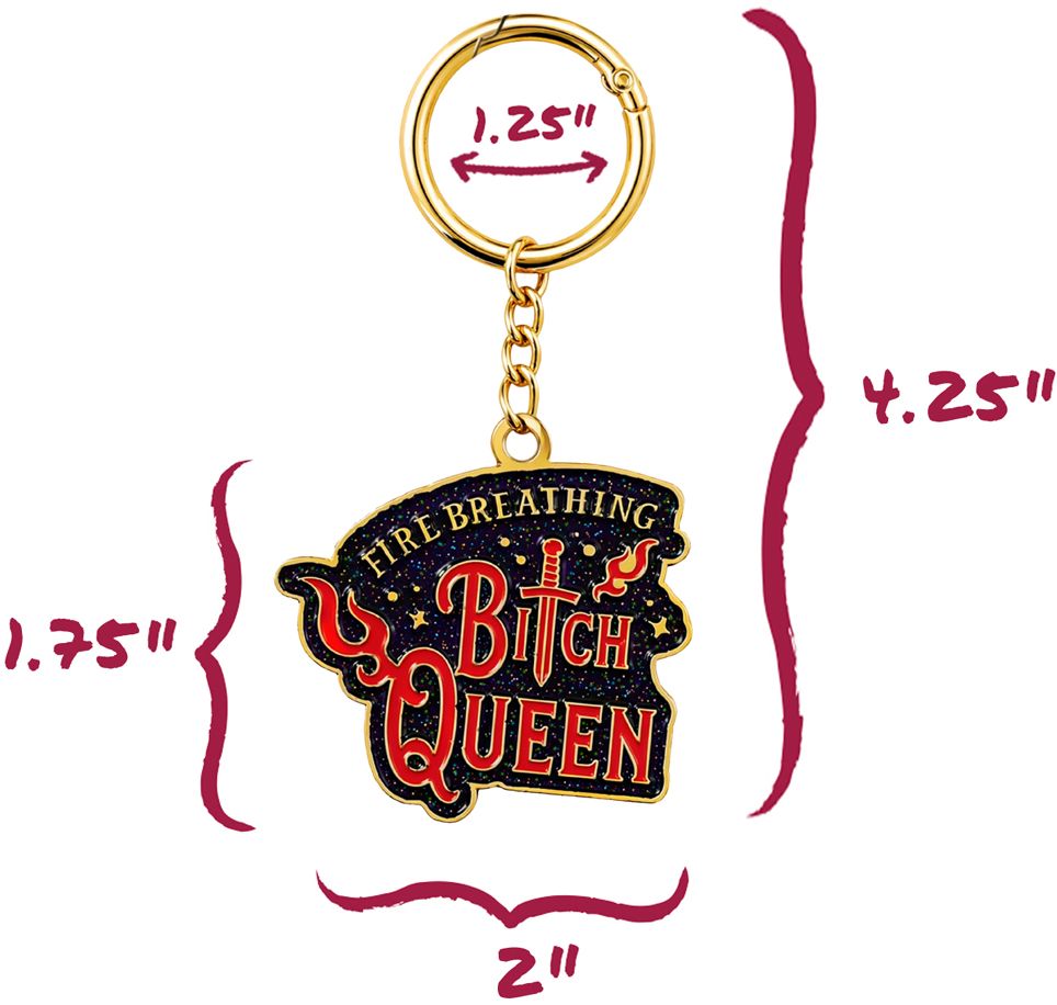 Throne of Glass Bag Charm