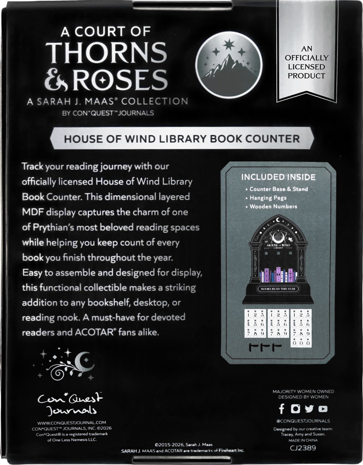 House of Wind Library Book Counter (BN Exclusive)