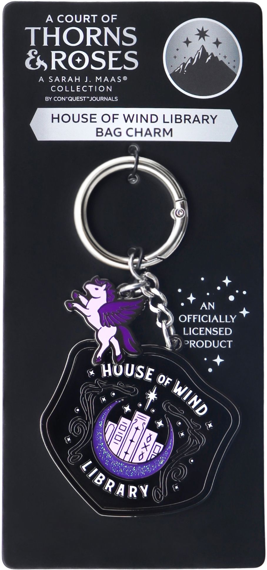 A Court of Thorns and Roses, House of Wind Library Bag Charm