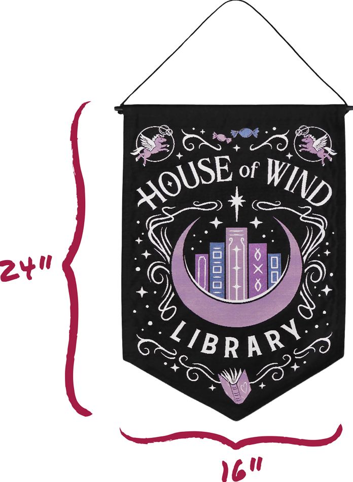 A Court of Thorns and Roses, House of Wind Library Pennant