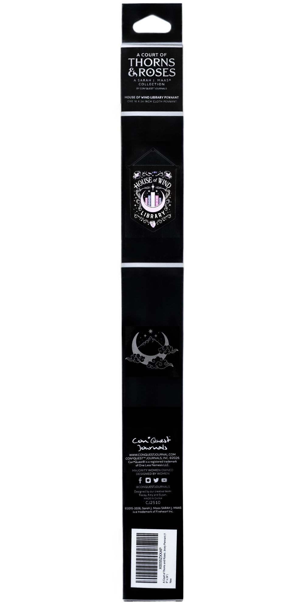 A Court of Thorns and Roses, House of Wind Library Pennant