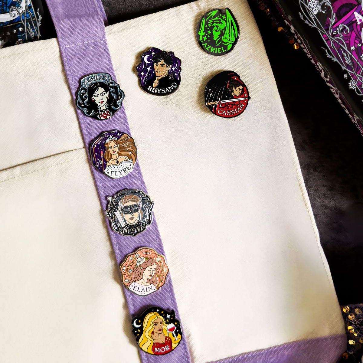 A Court of Thorns and Roses, Inner Circle Mystery Pins