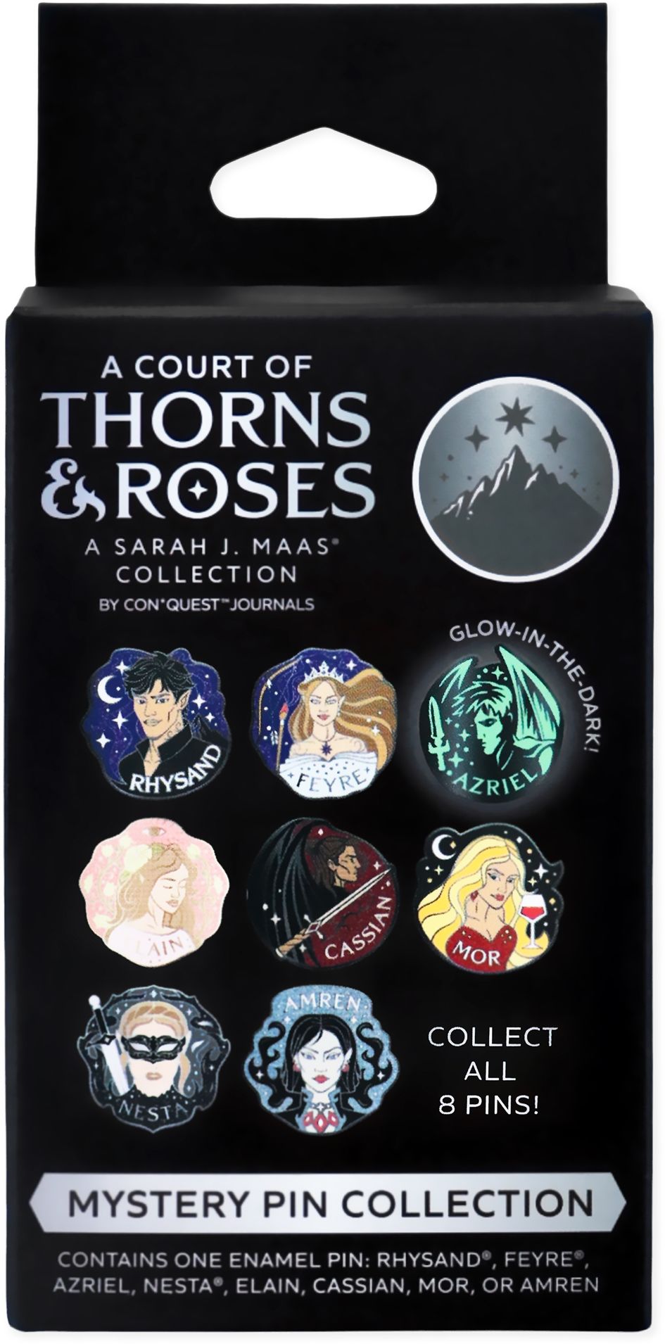 A Court of Thorns and Roses, Inner Circle Mystery Pins
