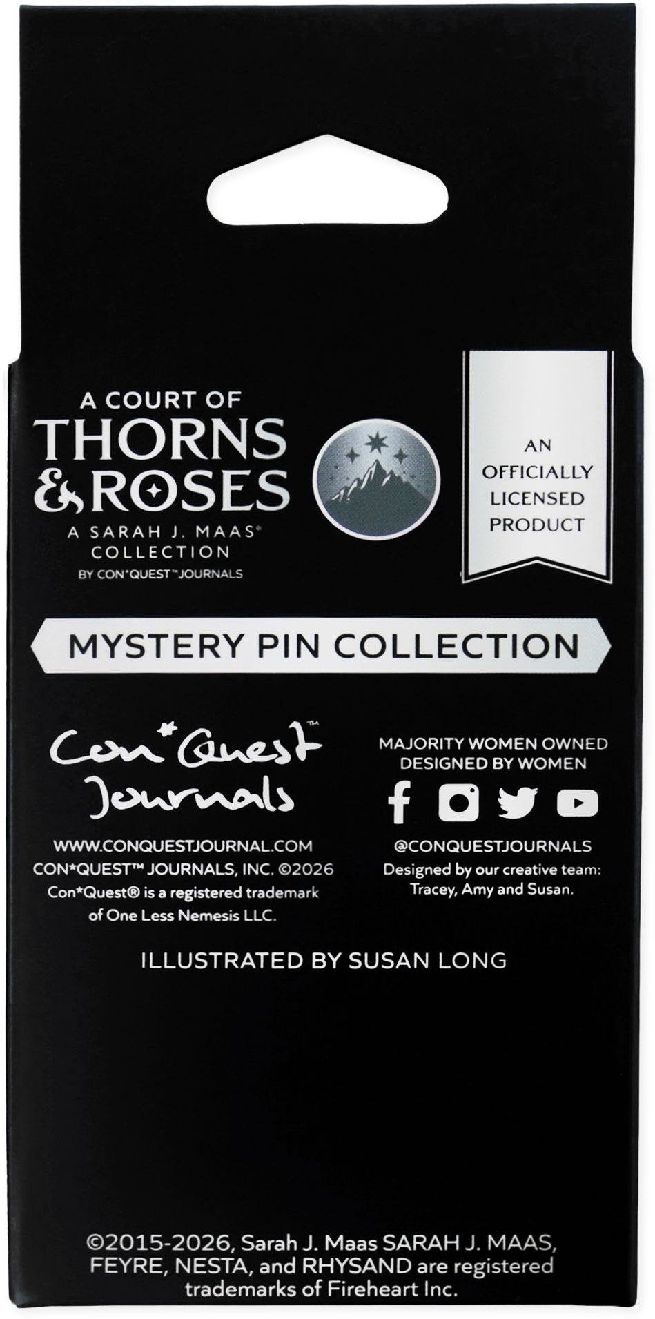 A Court of Thorns and Roses, Inner Circle Mystery Pins