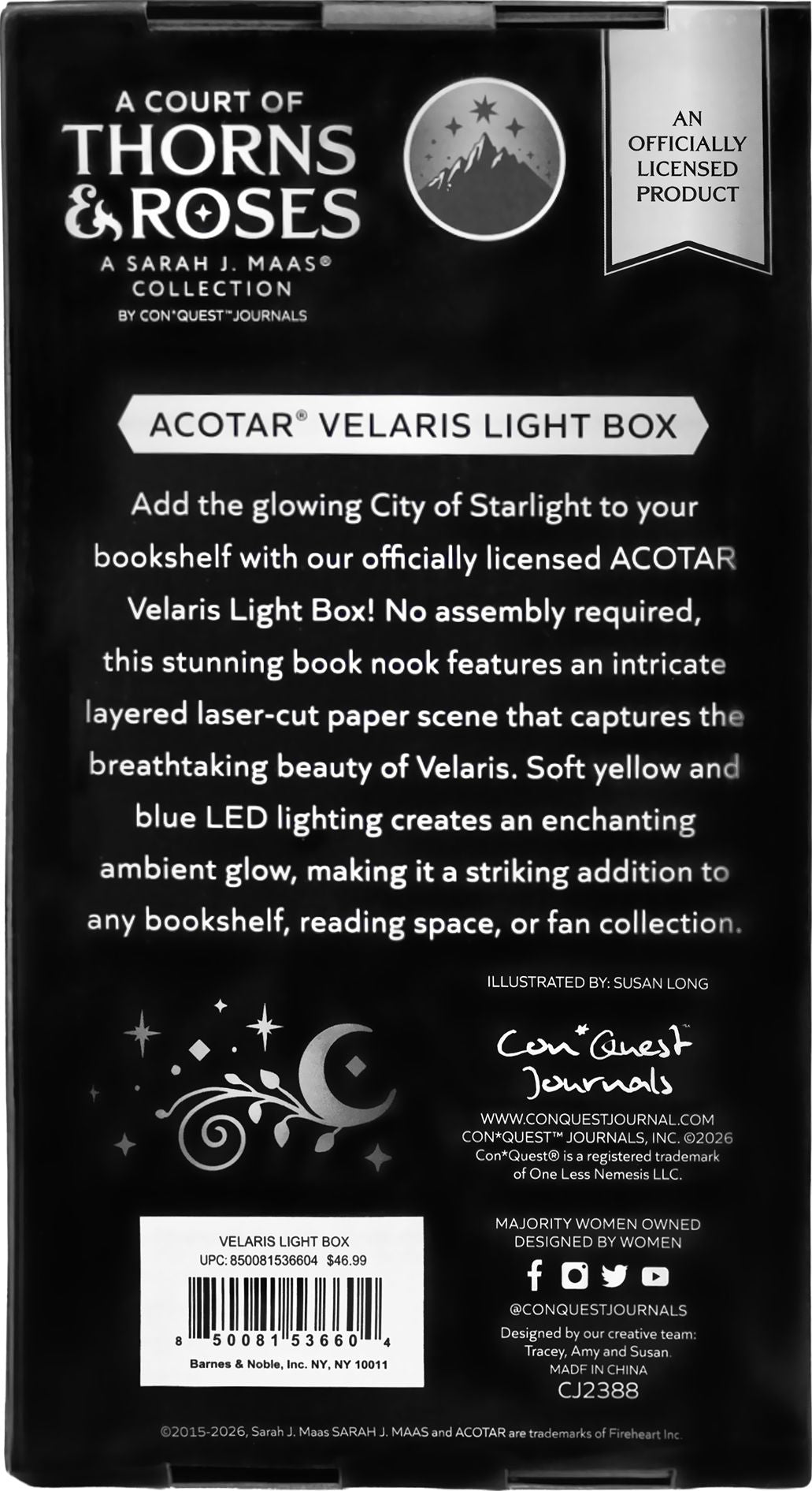 A Court of Thorns and Roses, Velaris Light Box