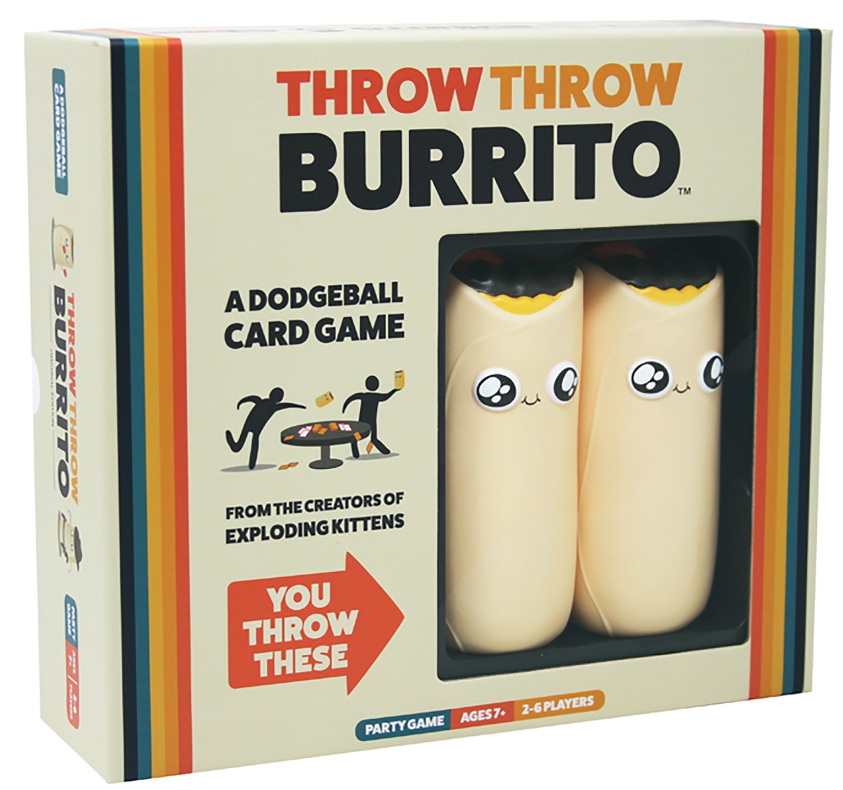 Throw Throw Burrito - A Card Game by Exploding Kittens by Matthew Inman, Elan Lee and Brian S. Spence