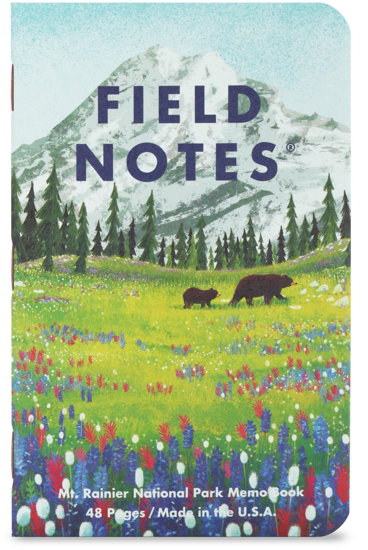 National Parks set of 3 Memo Books - Grand Canyon, Joshua Tree, Mount Rainier