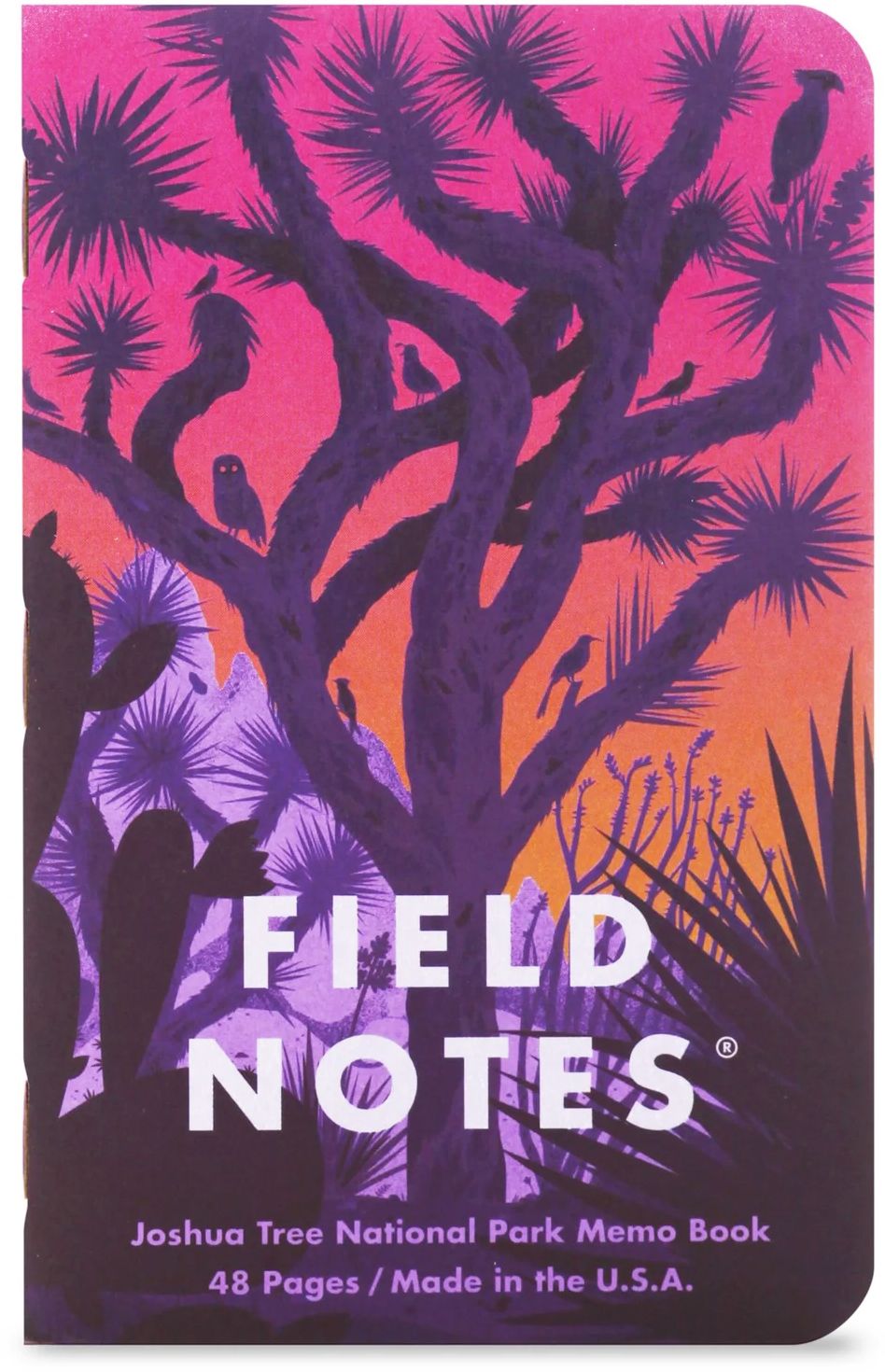 National Parks set of 3 Memo Books - Grand Canyon, Joshua Tree, Mount Rainier