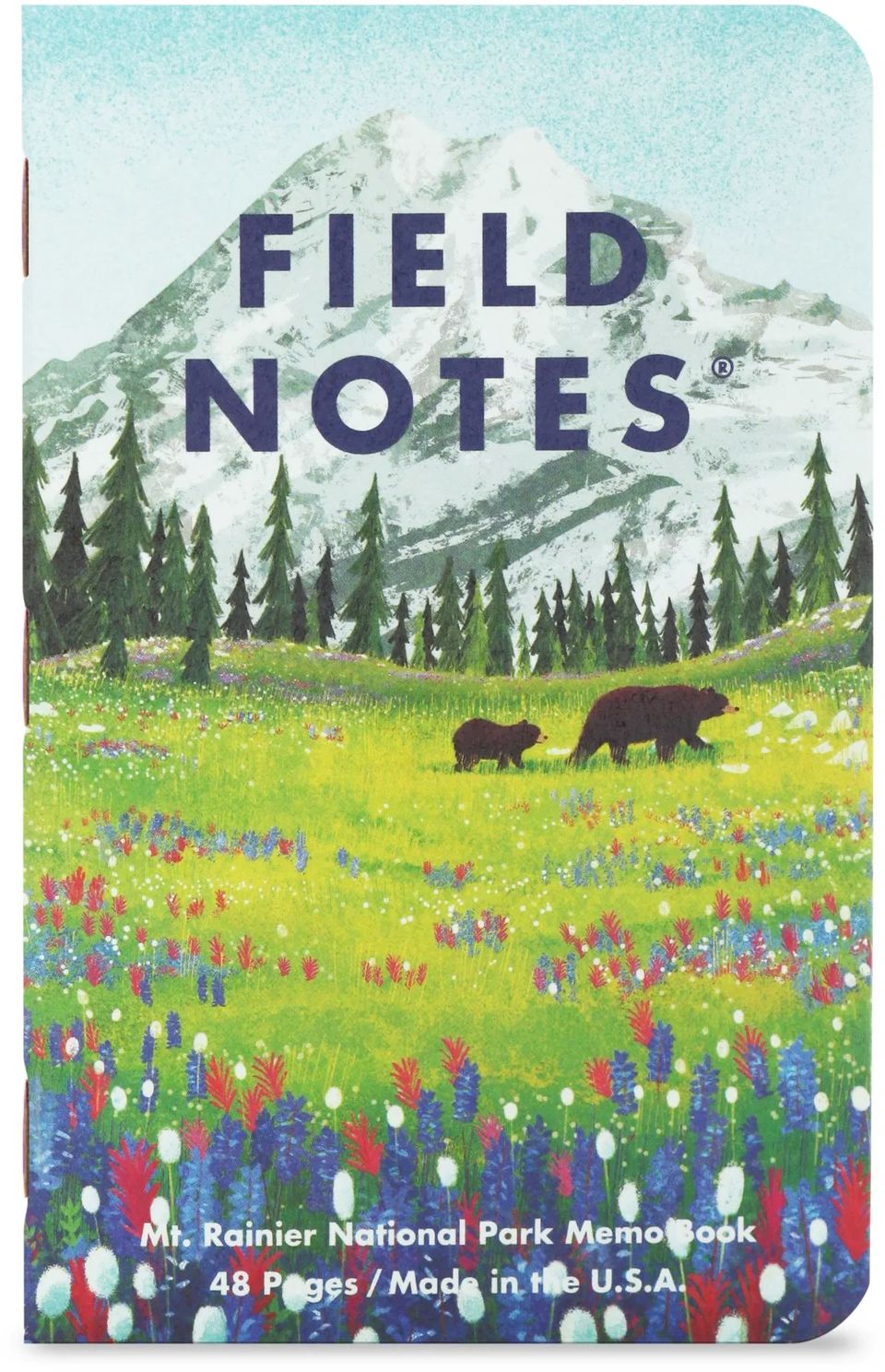 National Parks set of 3 Memo Books - Grand Canyon, Joshua Tree, Mount Rainier