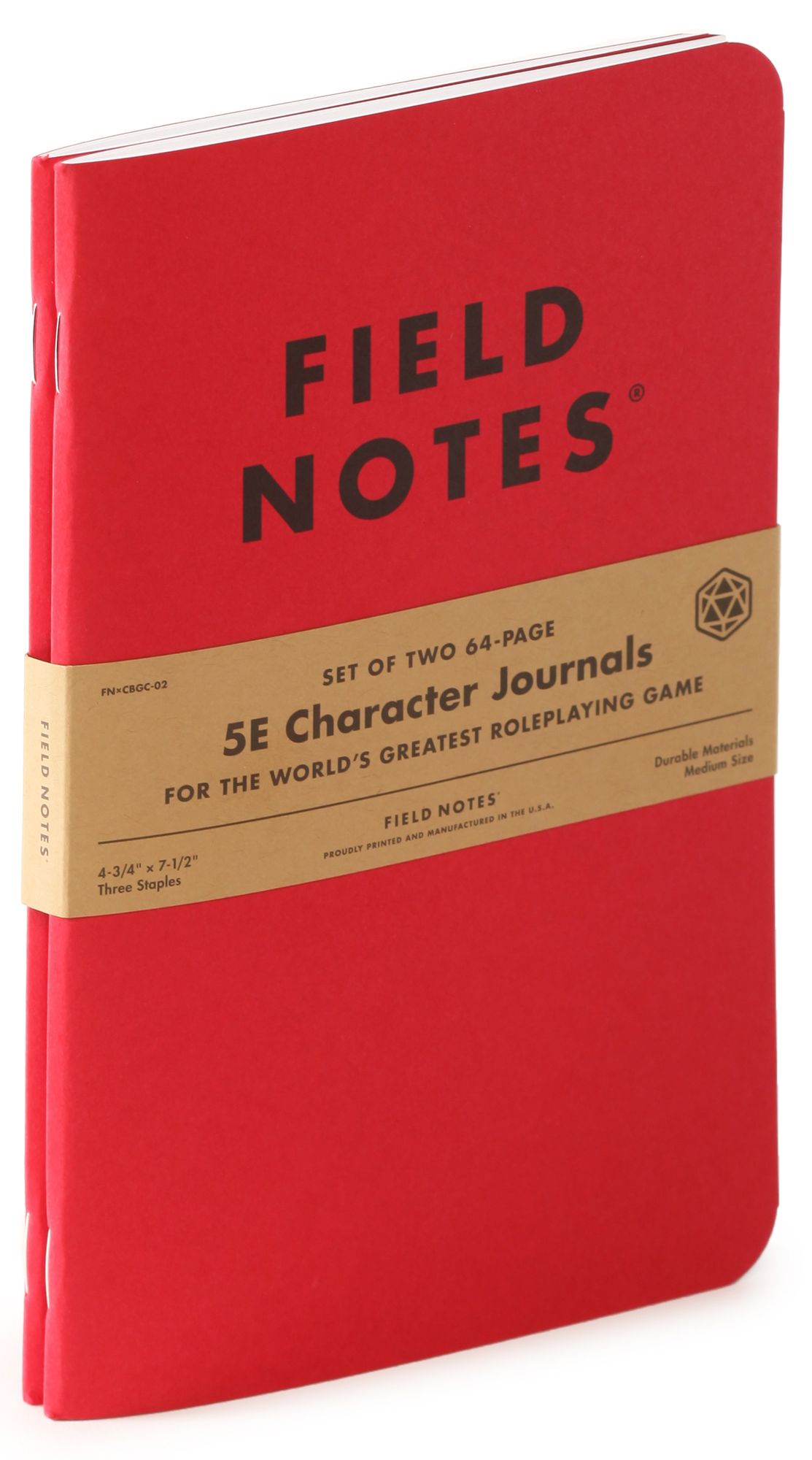 Field Notes 5E Character Pocket Notebook 2-pack