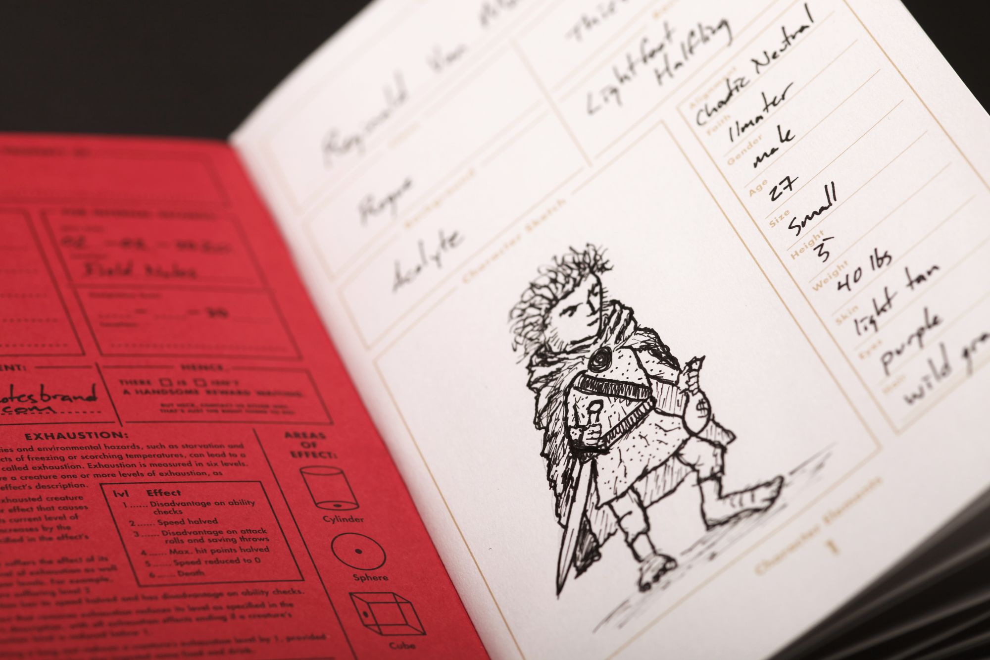 Field Notes 5E Character Pocket Notebook 2-pack