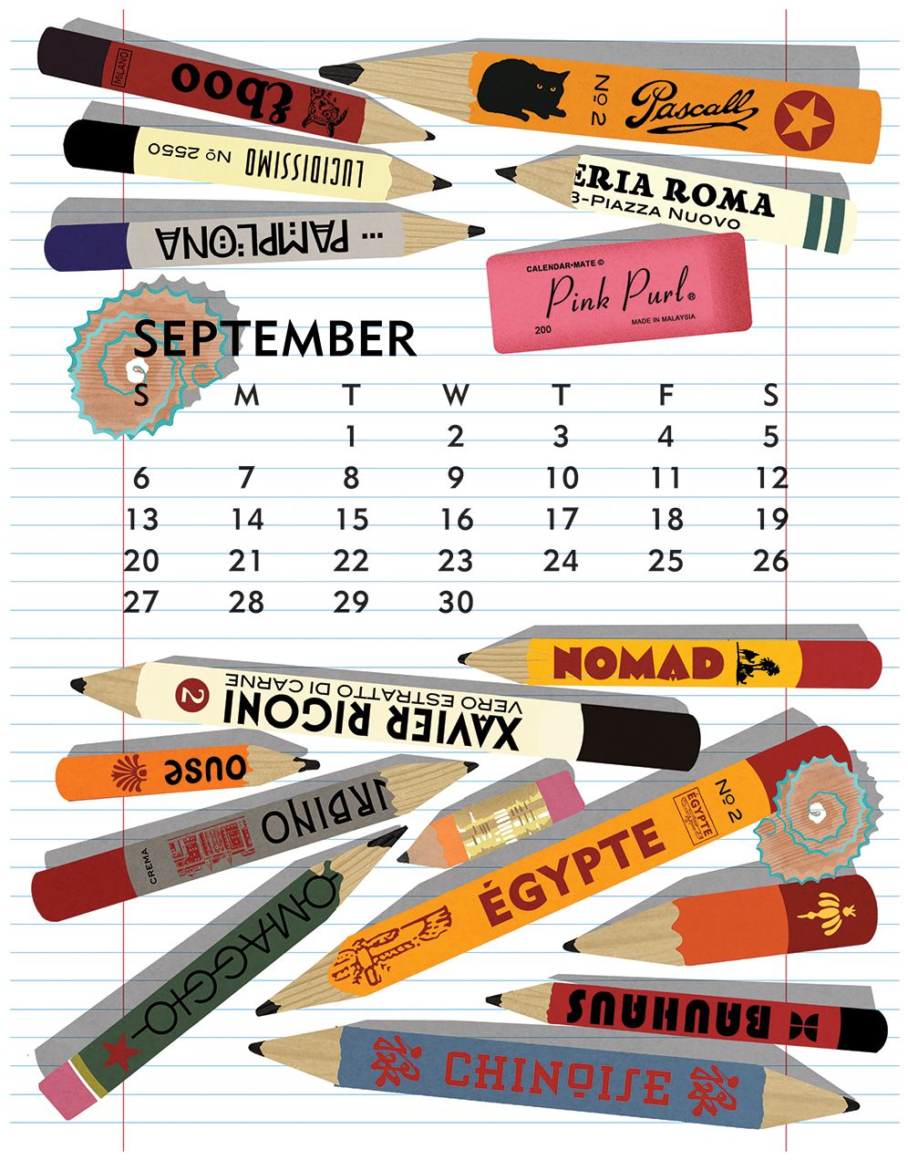 2026 Linnea Design Poster Calendar