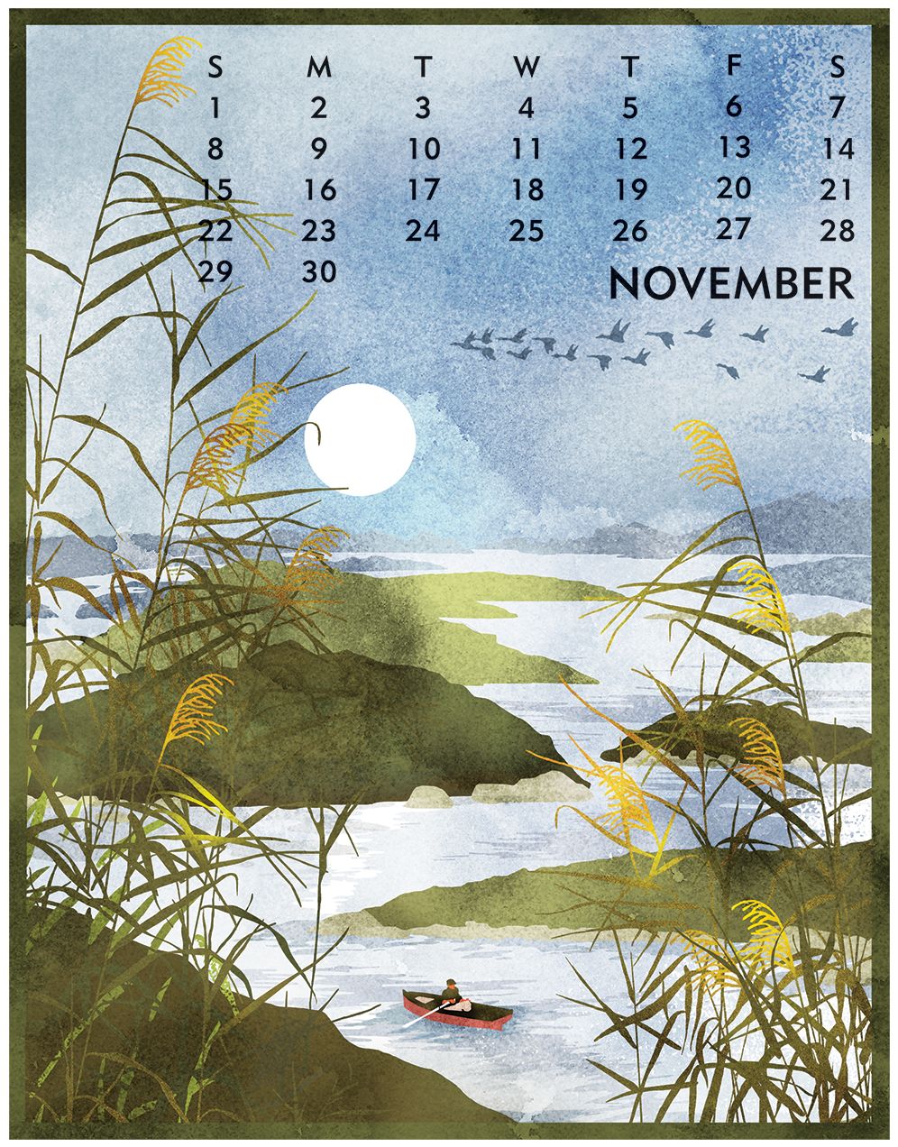 2026 Linnea Design Poster Calendar