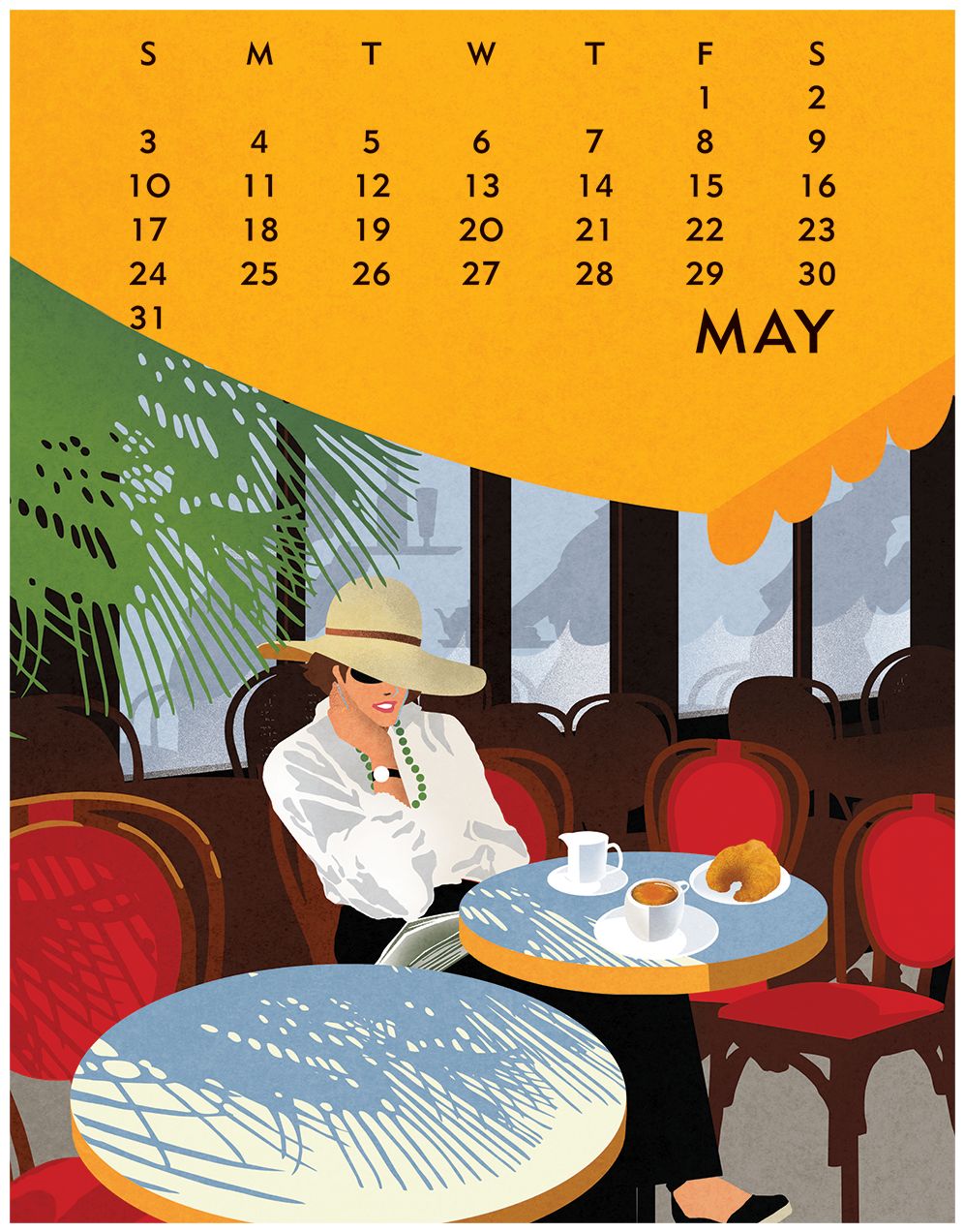 2026 Linnea Design Desktop Calendar