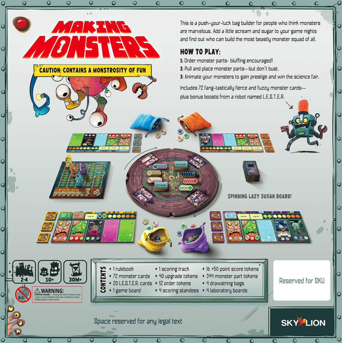 Making Monsters by Jonathan Gilmour-Long and David Gordon