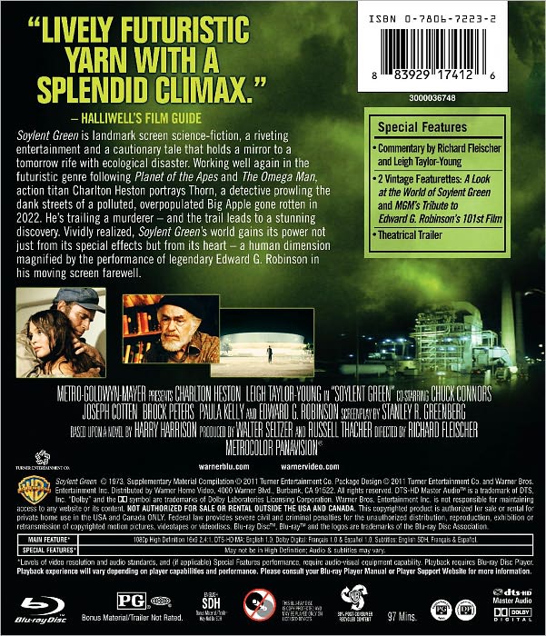 Soylent Green [Blu-ray]