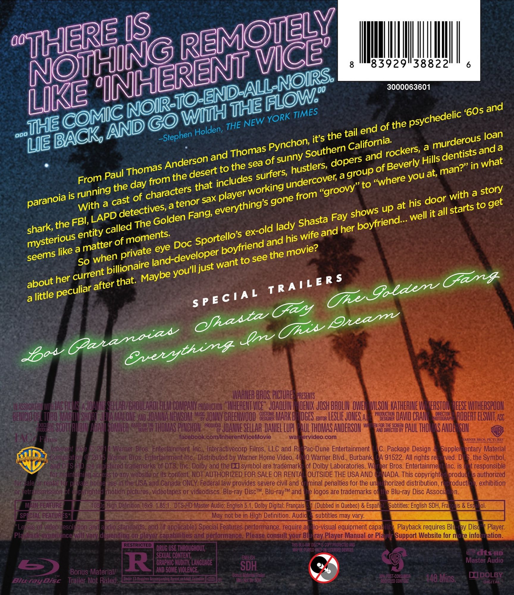 Inherent Vice [Blu-ray]