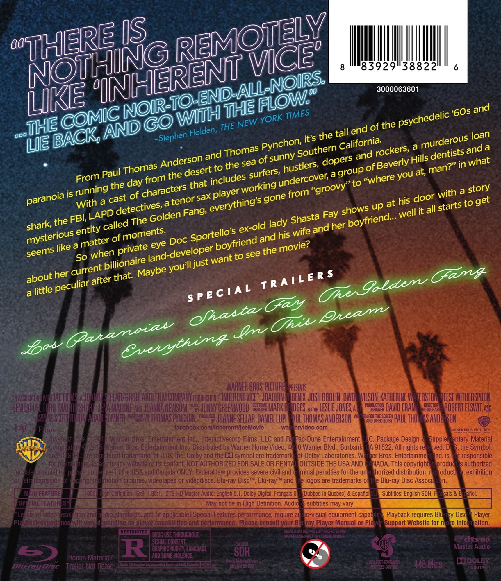 Inherent Vice [Blu-ray]
