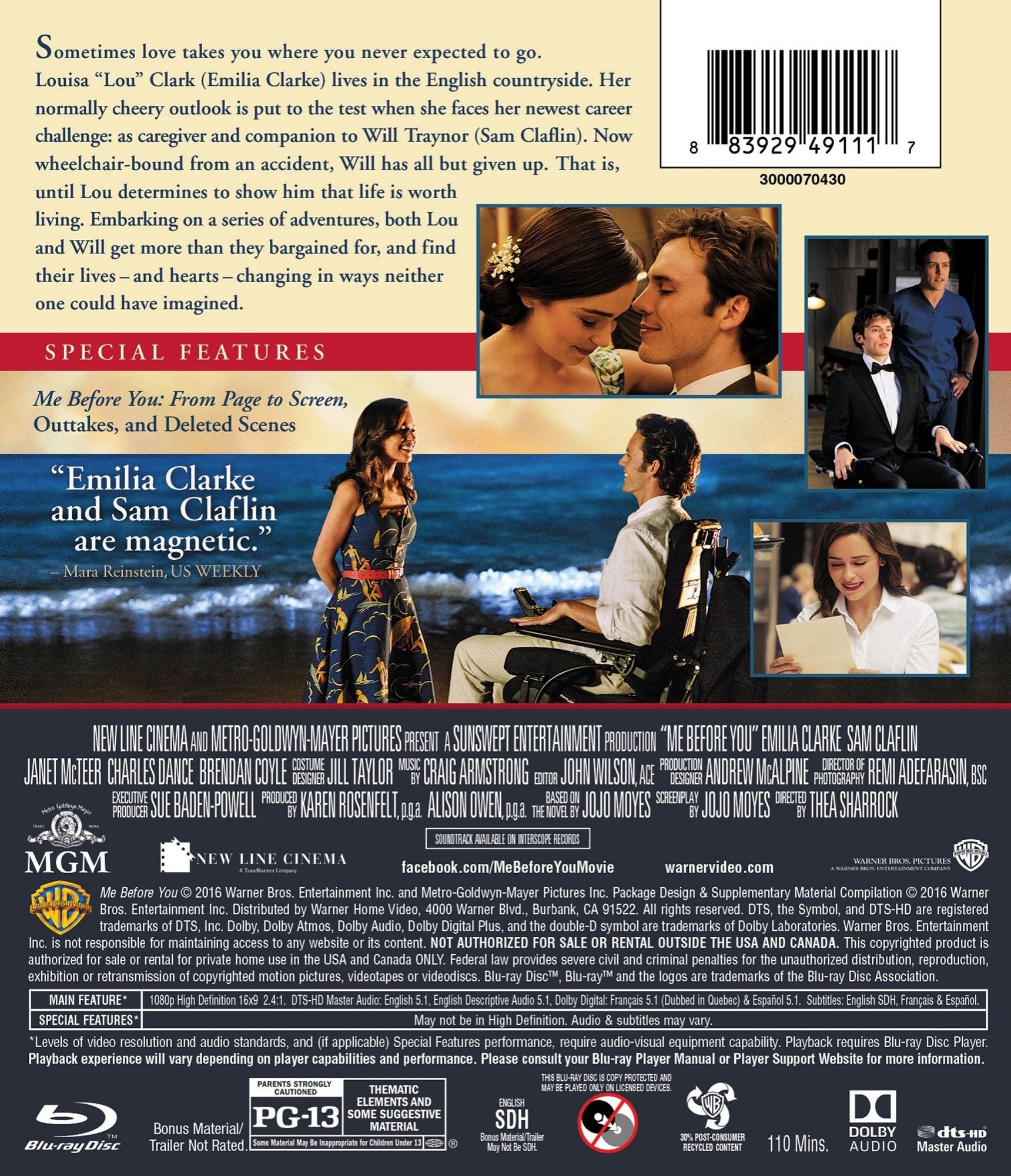 Me Before You [Blu-ray]