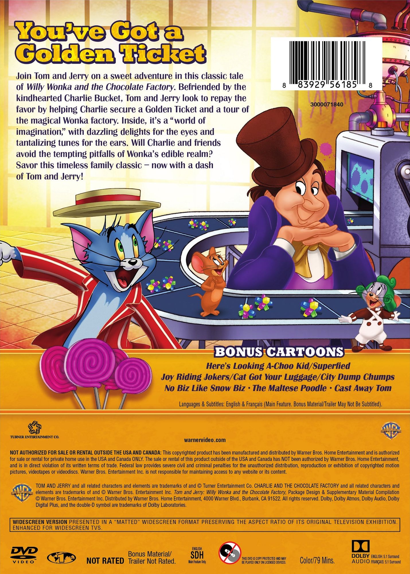 Tom and Jerry: Willy Wonka and the Chocolate Factory - Original Movie