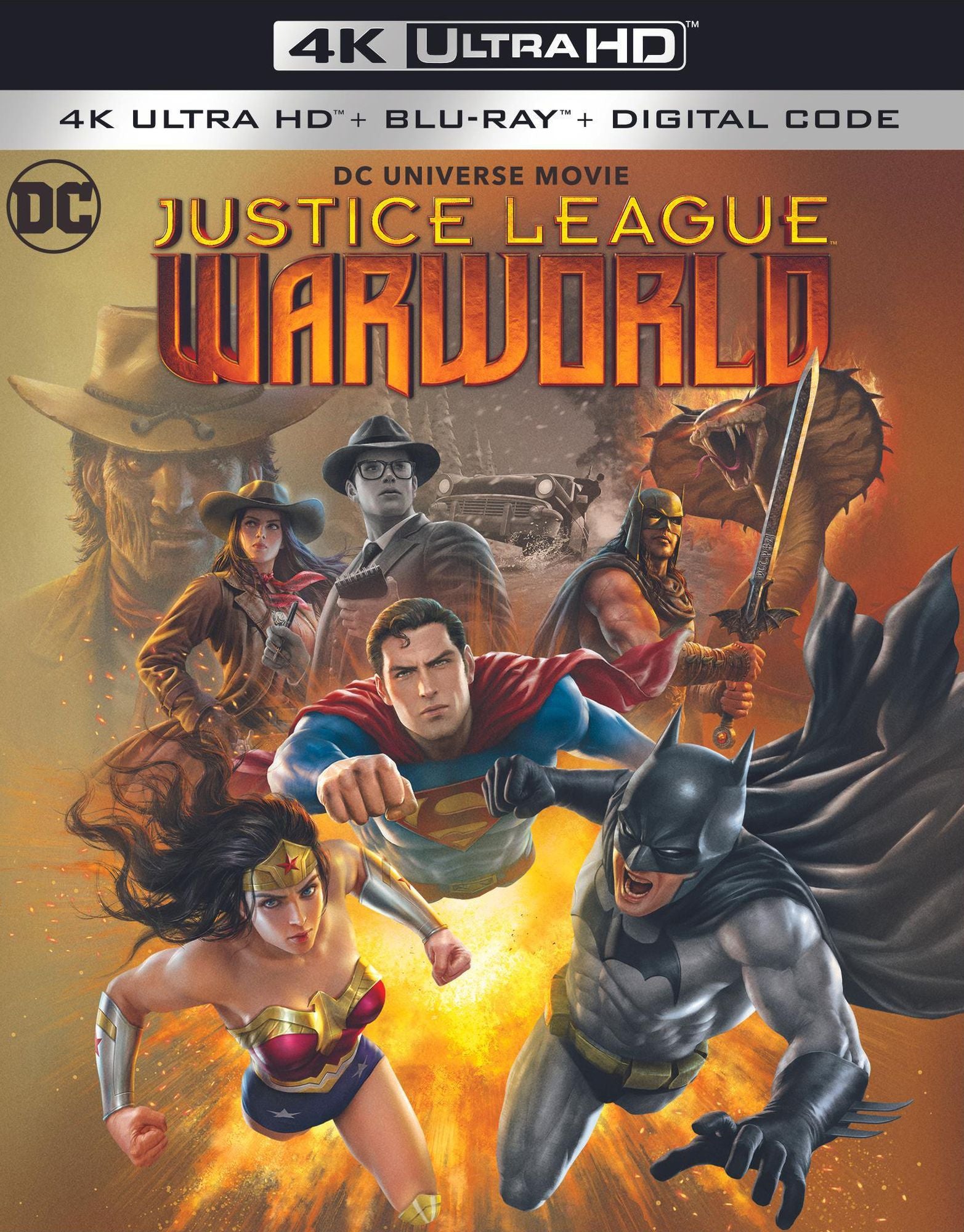 Justice League: Warworld [Includes Digital Copy] [4K Ultra HD Blu-ray/Blu-ray]