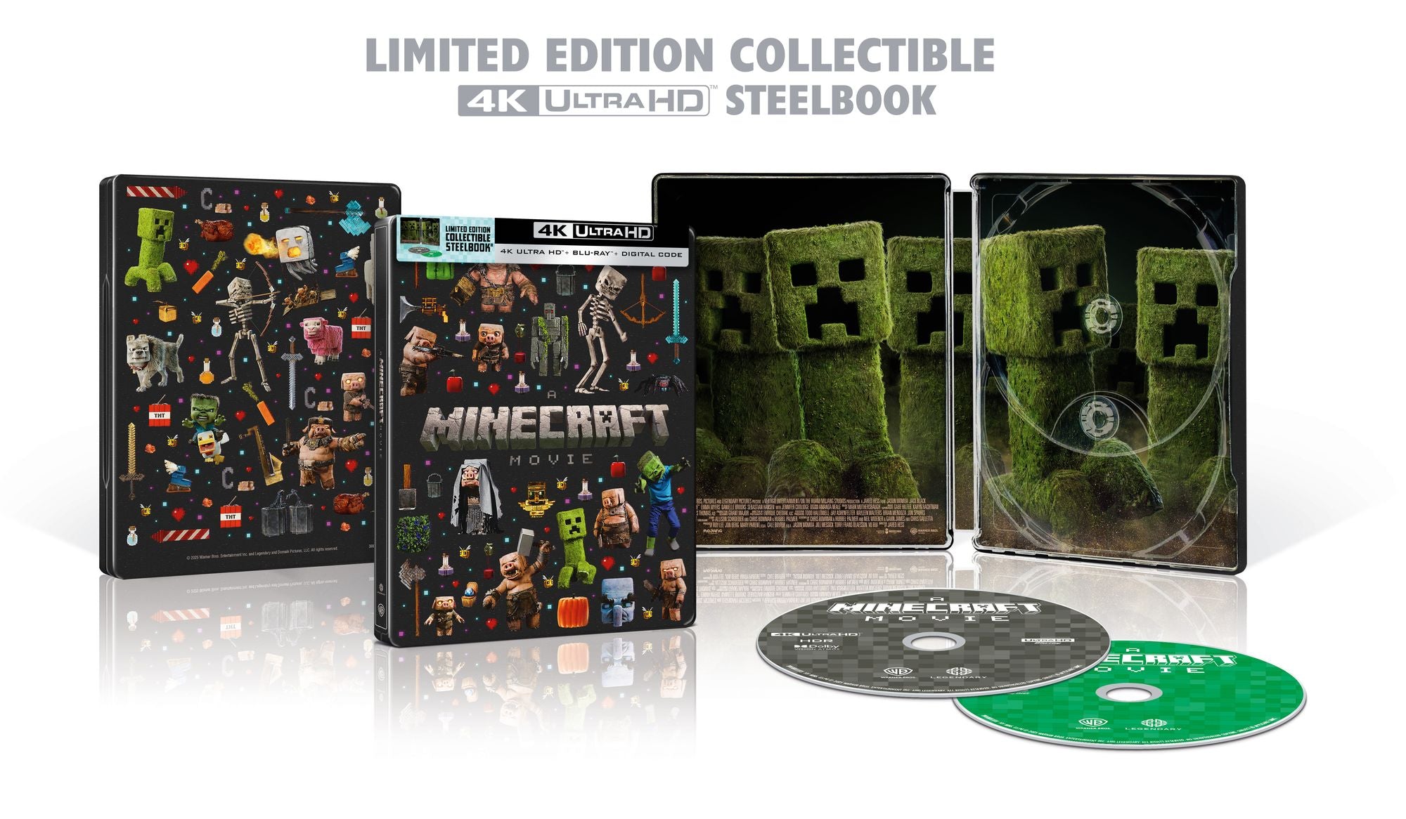 A Minecraft Movie [SteelBook] [4K Ultra HD Blu-ray/Blu-ray]