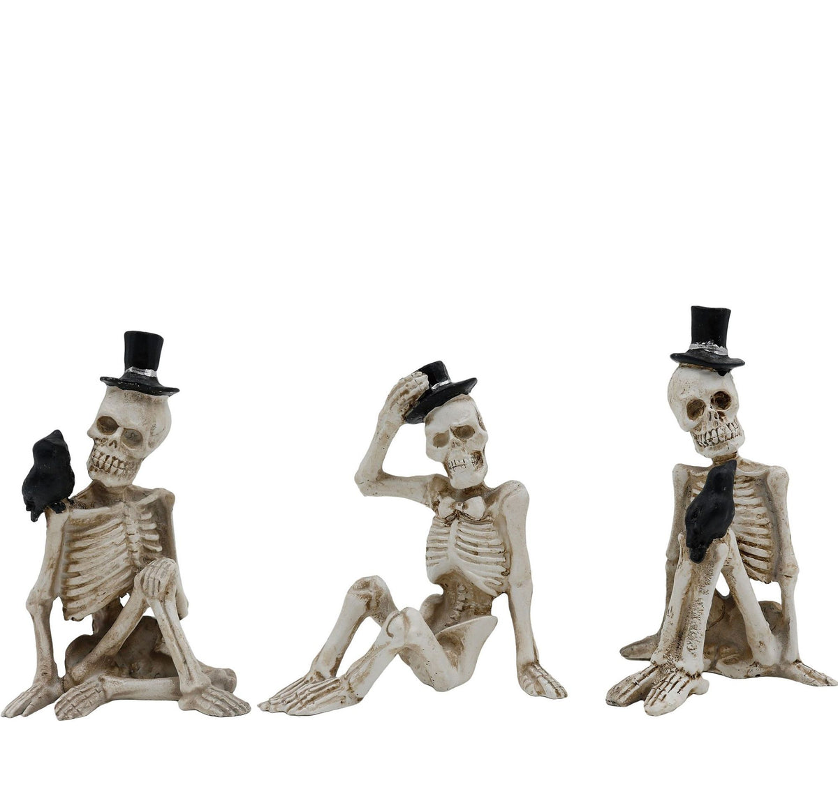 Mini Skeletons with Hats 3 Ass't Styles