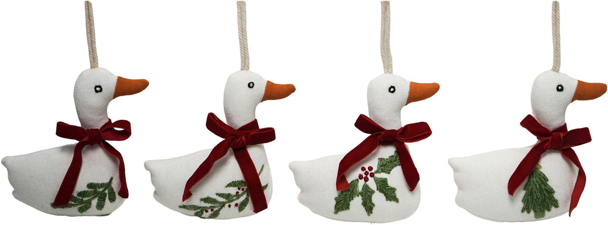 Felt Goose Ornament