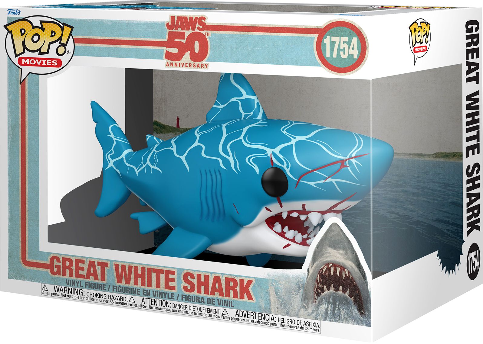 POP Movies: Jaws ? 6" Great White Shark (Retro)